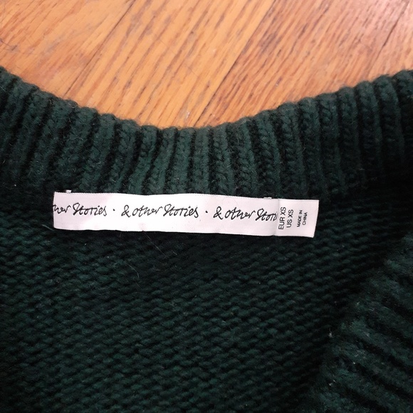 And Other Stories Forest Green Sweater - Picture 2 of 4